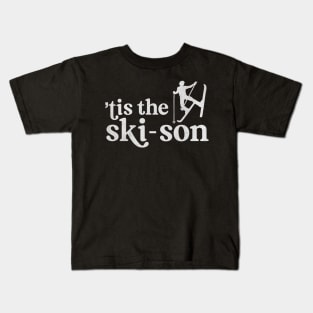 Tis the Ski-Son Kids T-Shirt